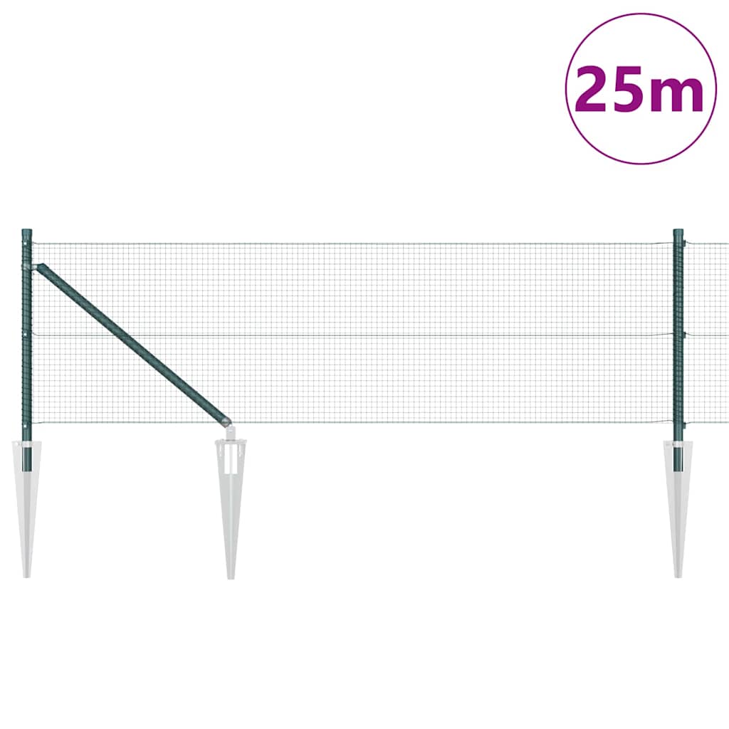 Zavareno žičano ograđivanje s bodljama 25 x 0,5 m (Š x V)
