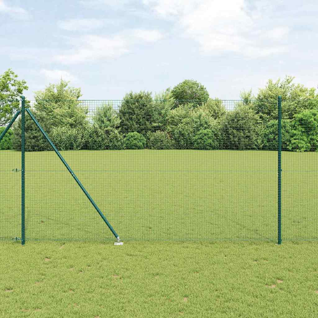 Zavareno žičano ograđivanje s bodljama 25 x 1,6 m Zelena Mreža