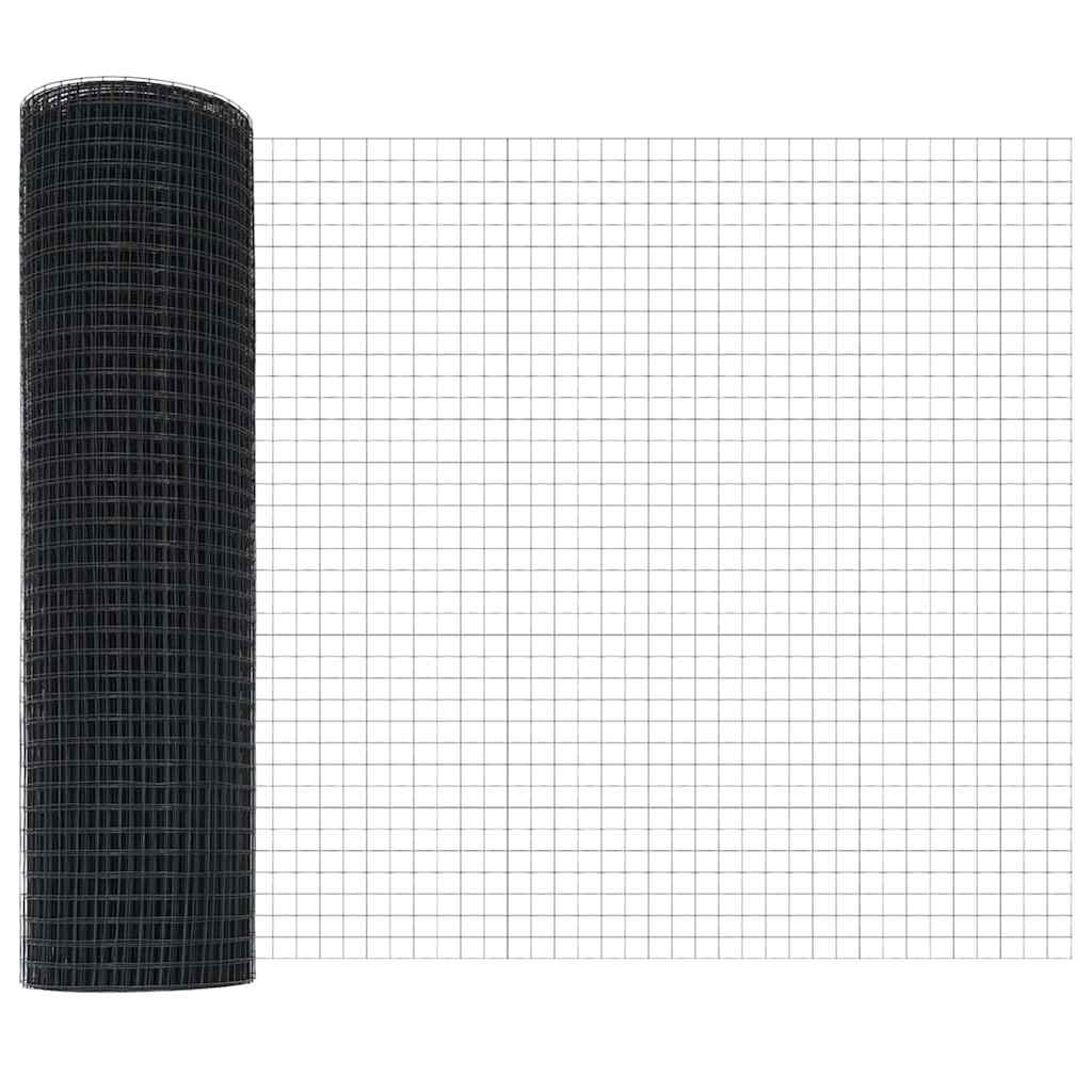 Zavareno žičano ograđivanje s bodljama 50 x 0,6 m Siva Mreža