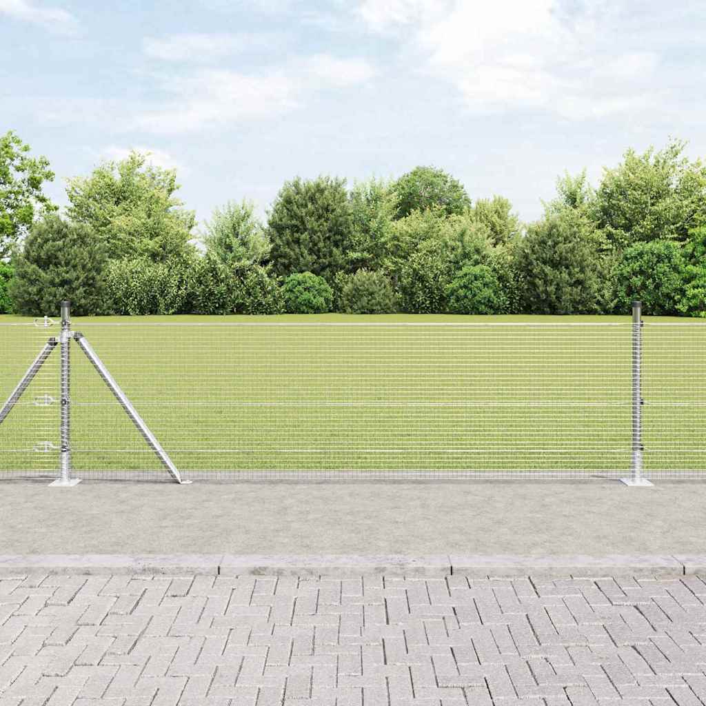 Zavareno žičano ogradno mreža s betonskom podlogom 10 x 0,5 m