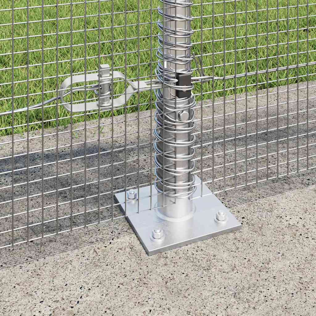 Zavareno žičano ogradno mreža s betonskom podlogom 10 x 0,8 m