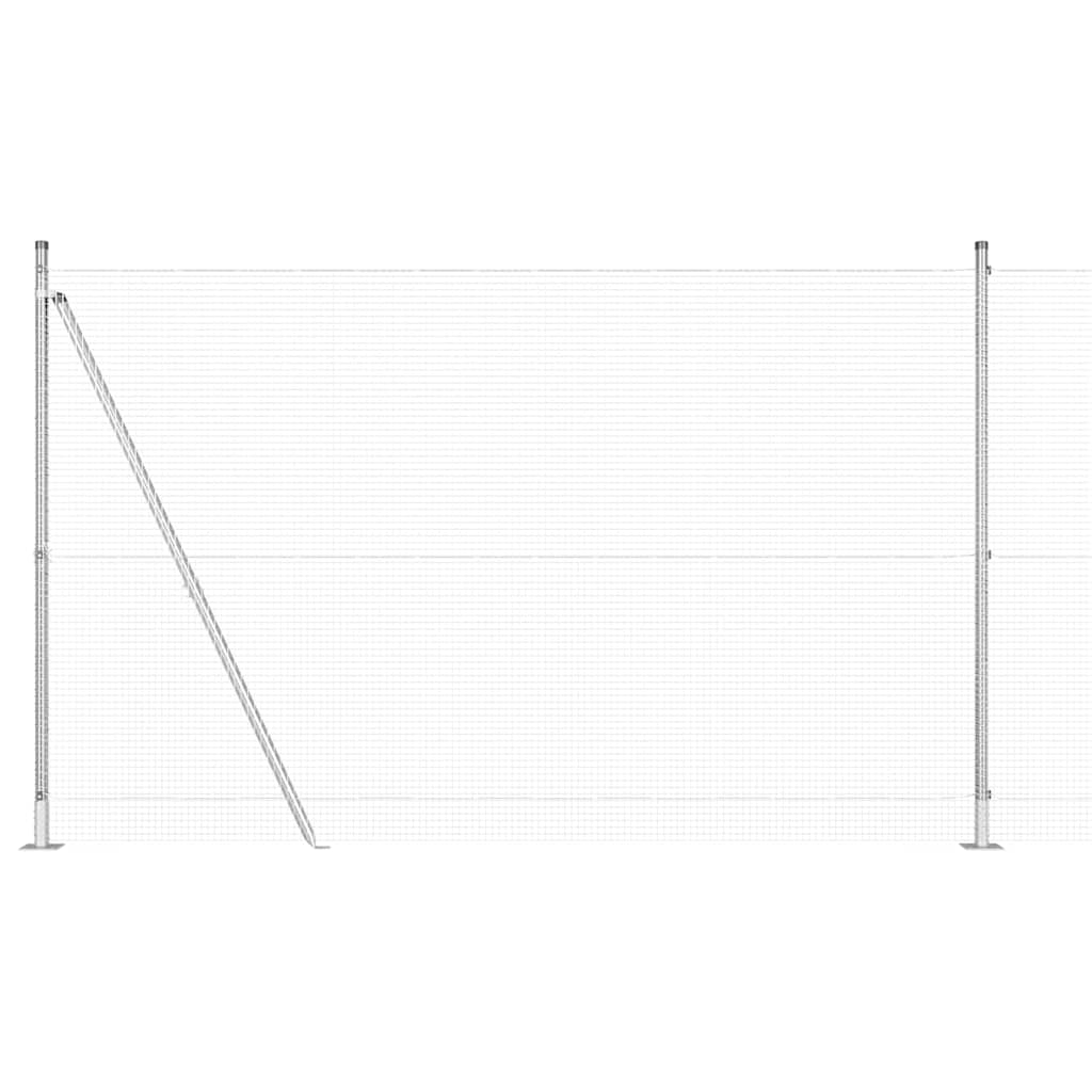 Zavareno žičano ogradno mreža s betonskom podlogom 10 x 1,5 m