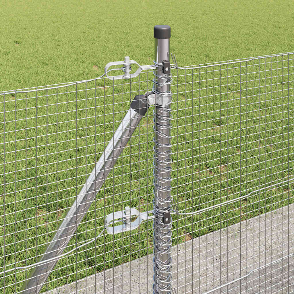 Zavareno žičano ogradno mreža s betonskom podlogom 25 x 0,6 m