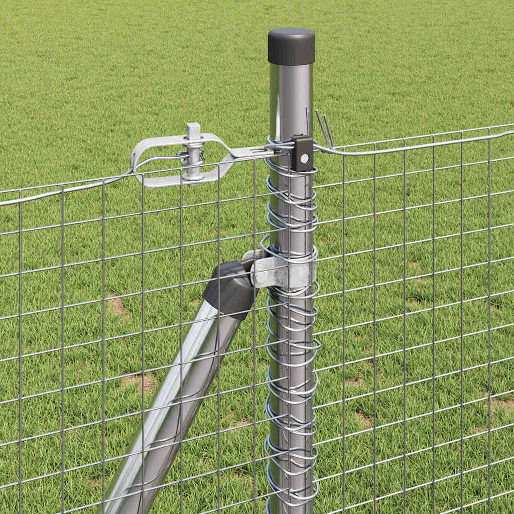 Zavareno žičano ogradno mreža s betonskom podlogom 25 x 0,8 m