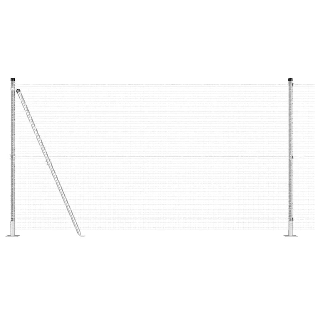 Zavareno žičano ogradno mreža s betonskom podlogom 25 x 1,2 m