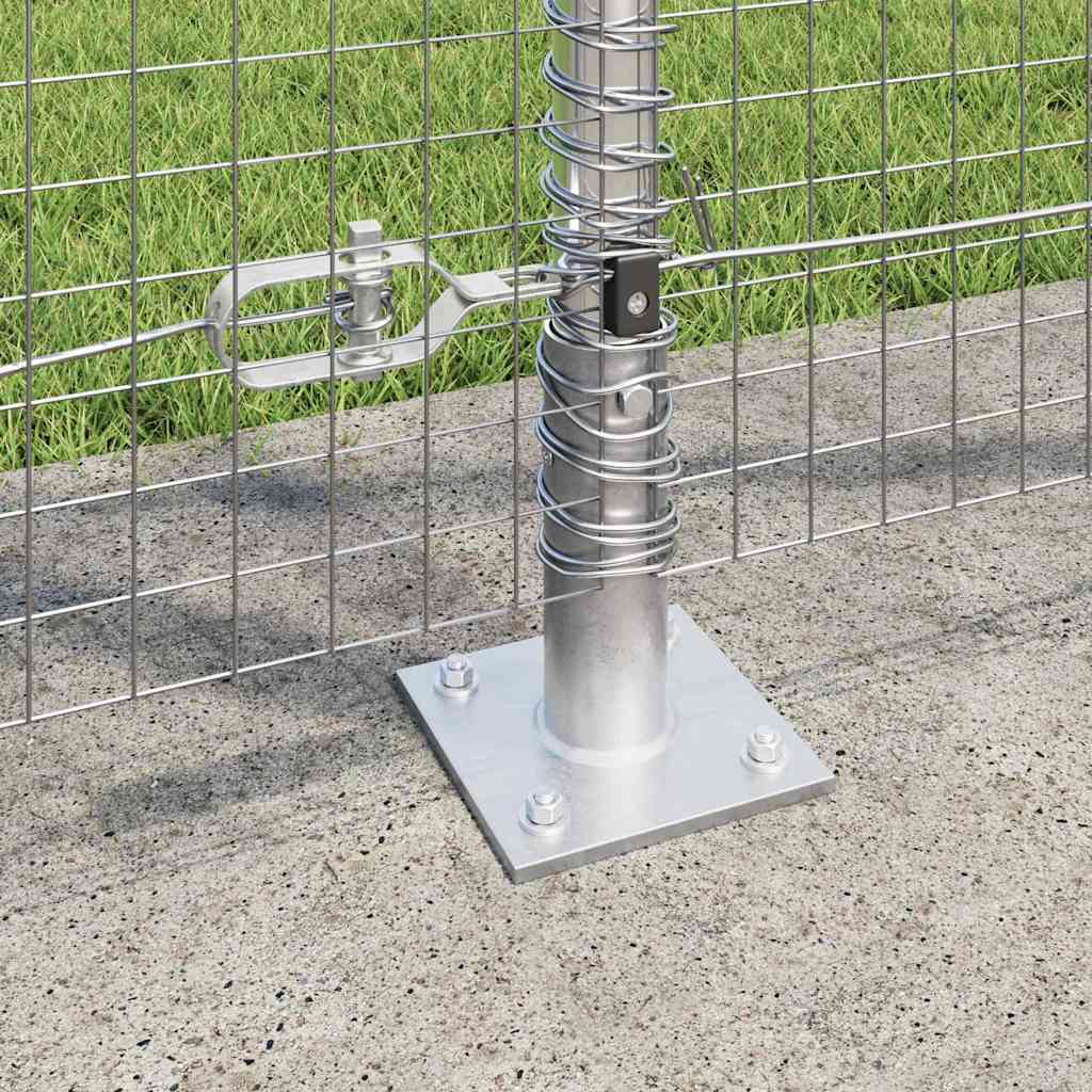 Zavareno žičano ogradno mreža s betonskom podlogom 25 x 1,2 m