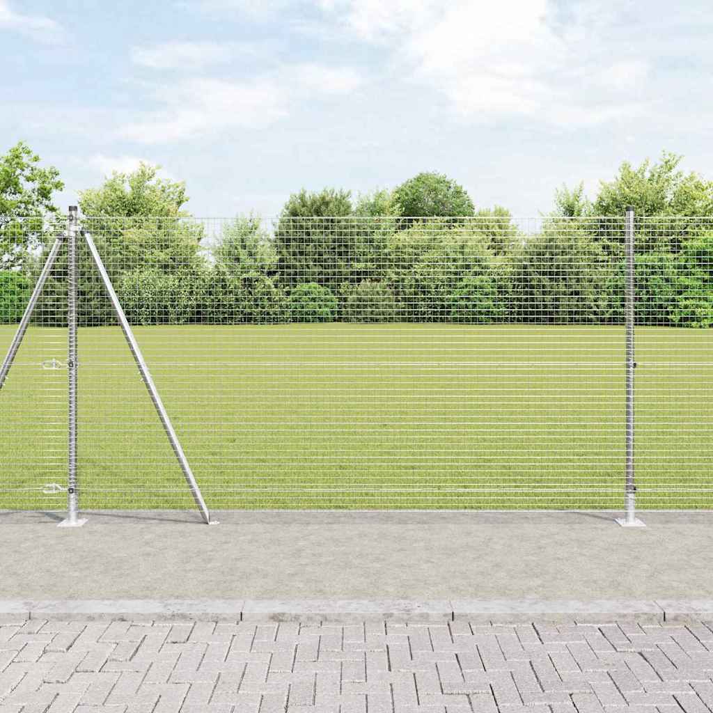 Zavareno žičano ogradno mreža s betonskom podlogom 25 x 1,2 m