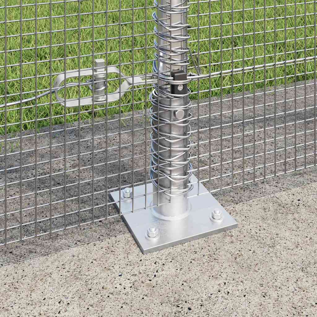 Zavareno žičano ogradno mreža s betonskom podlogom 25 x 1,6 m