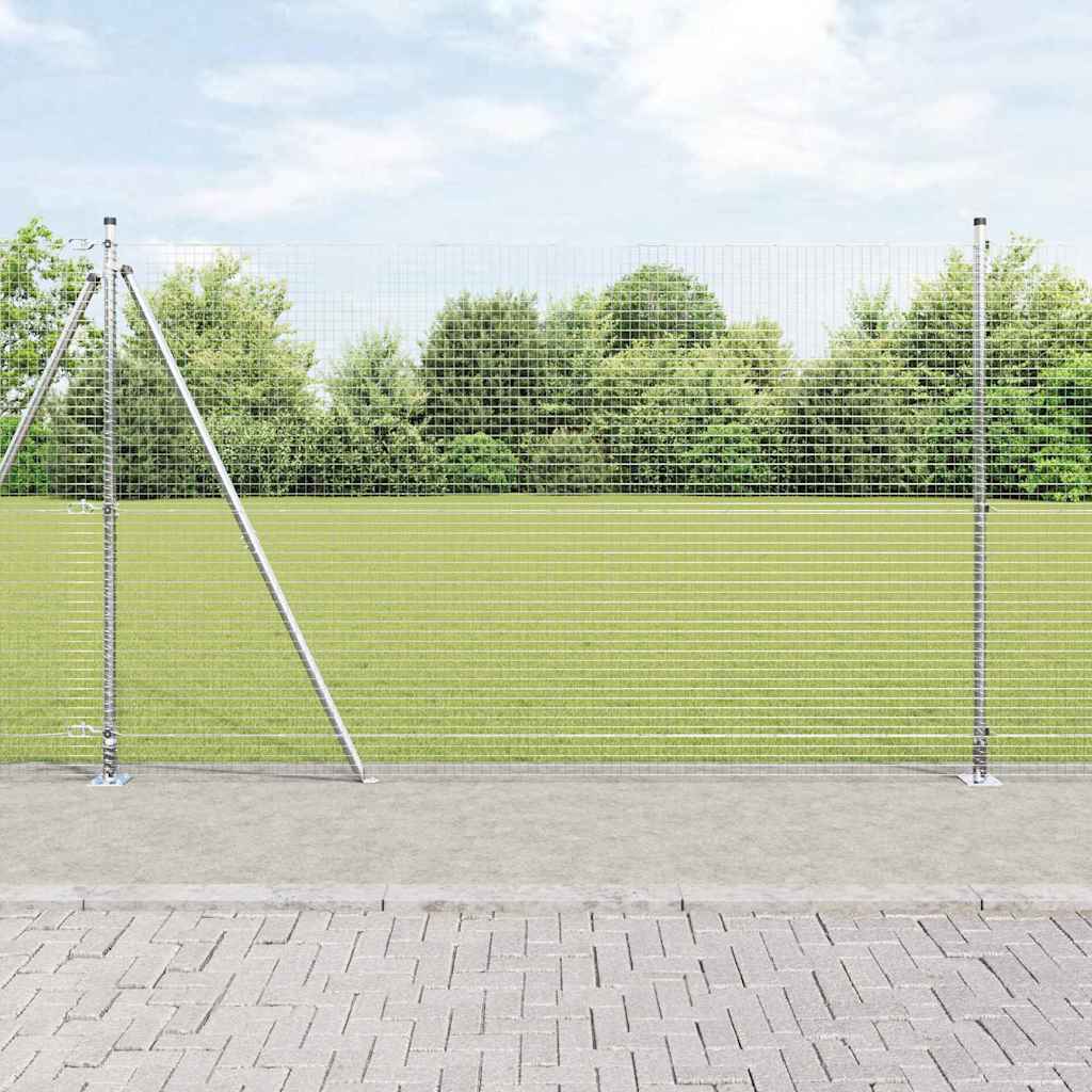 Zavareno žičano ogradno mreža s betonskom podlogom 25 x 1,6 m