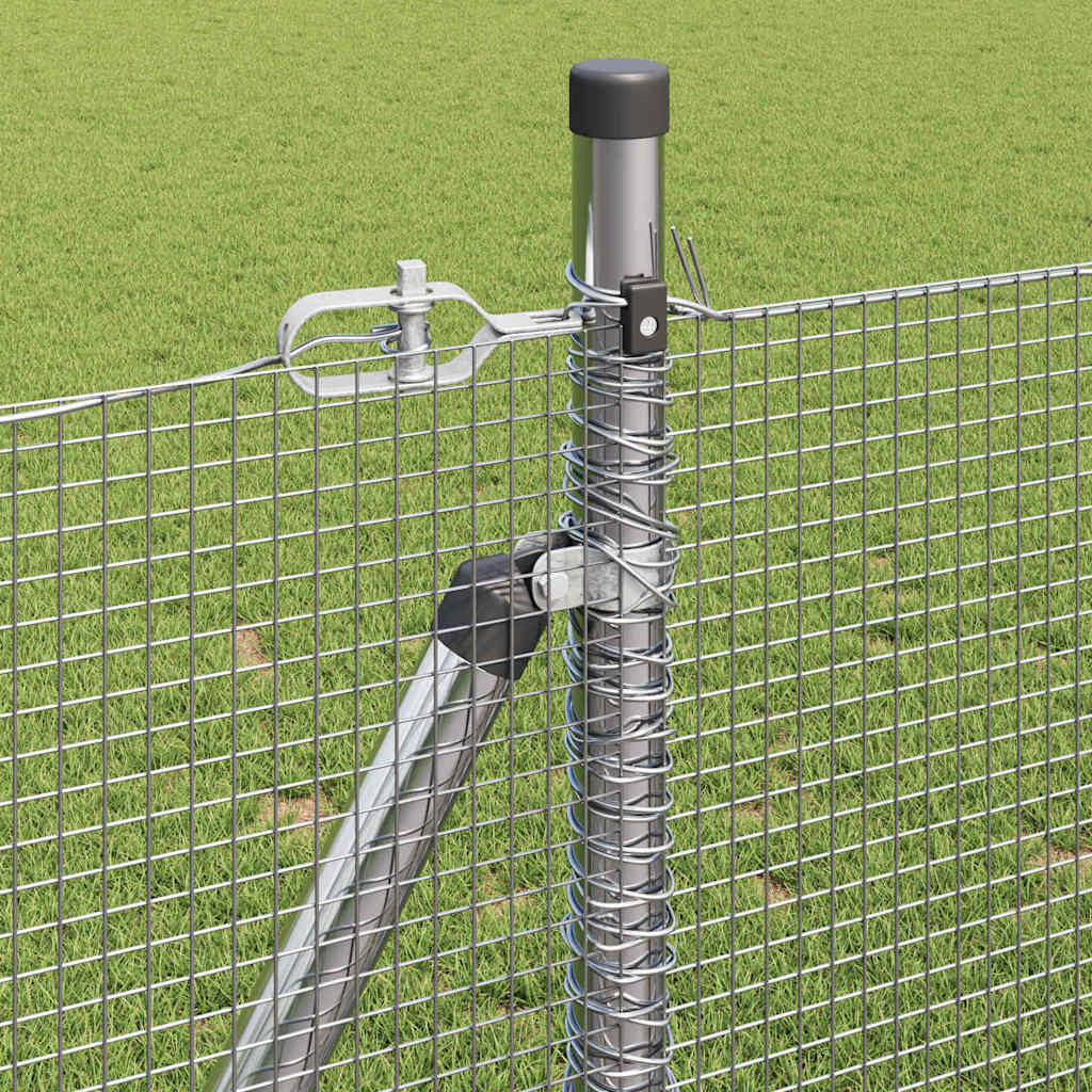 Zavareno žičano ogradno mreža s betonskom podlogom 50 x 1 m