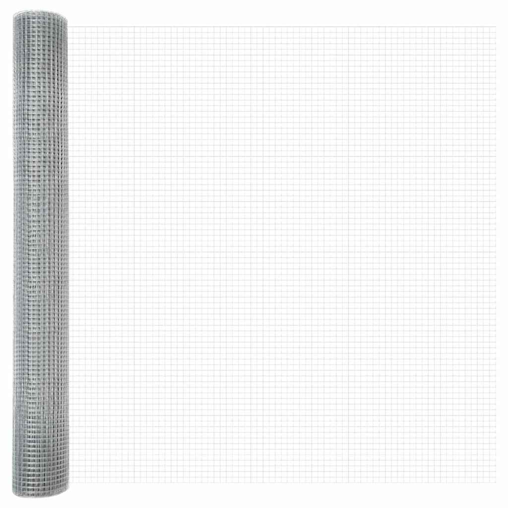 Zavareno žičano ogradno mreža s betonskom podlogom 50 x 1 m