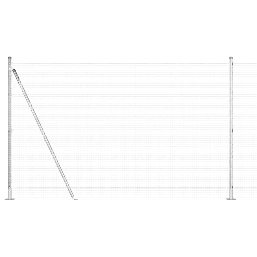 Zavareno žičano ogradno mreža s betonskom podlogom 50 x 1,4 m