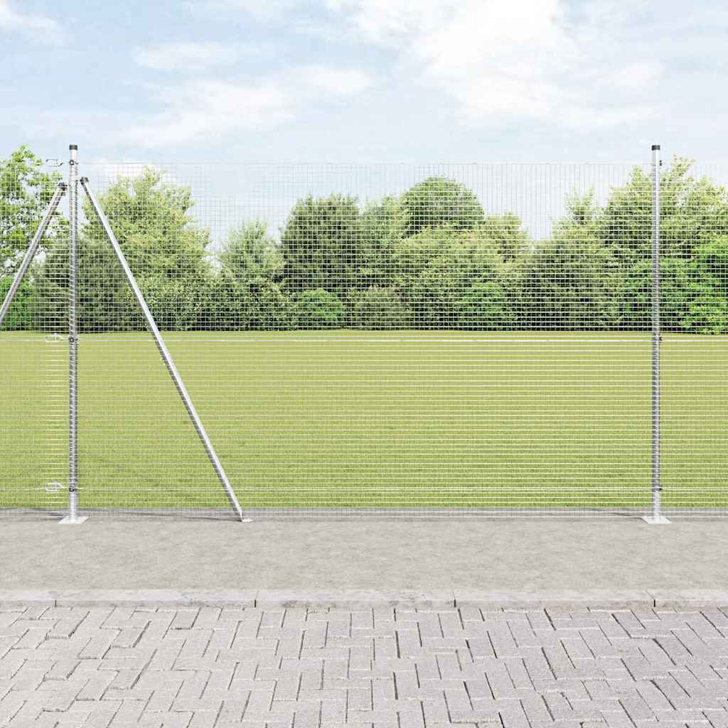 Zavareno žičano ogradno mreža s betonskom podlogom 50 x 1,5 m