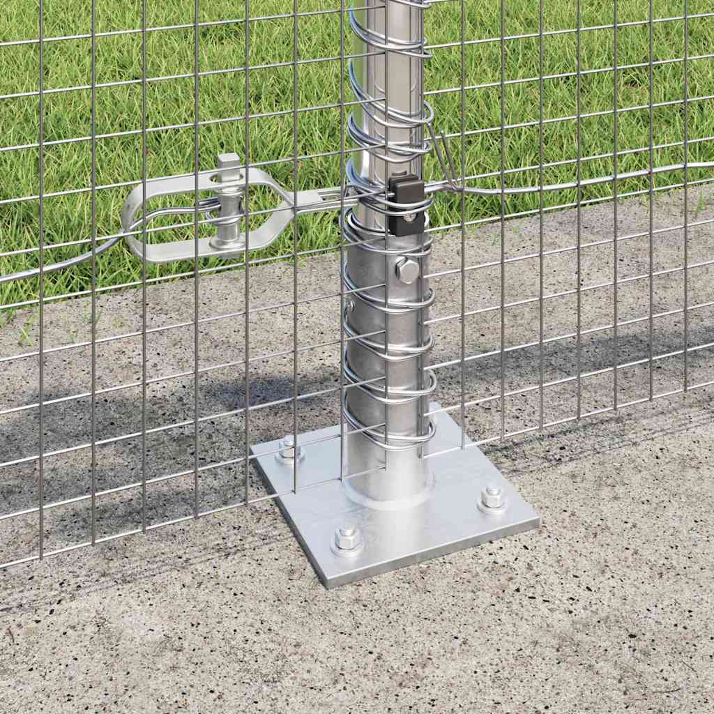 Zavareno žičano ogradno mreža s betonskom podlogom 100 x 0,4 m