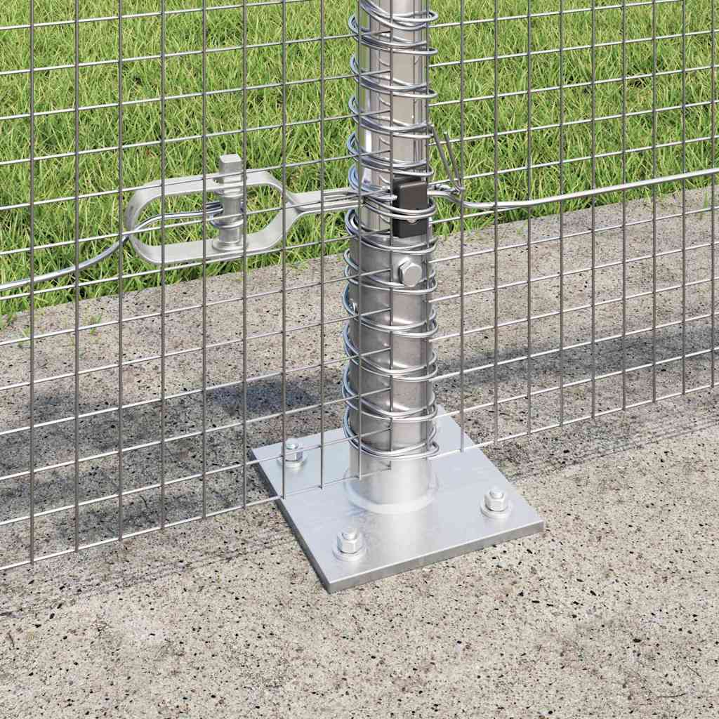 Zavareno žičano ogradno mreža s betonskom podlogom 100 x 0,5 m