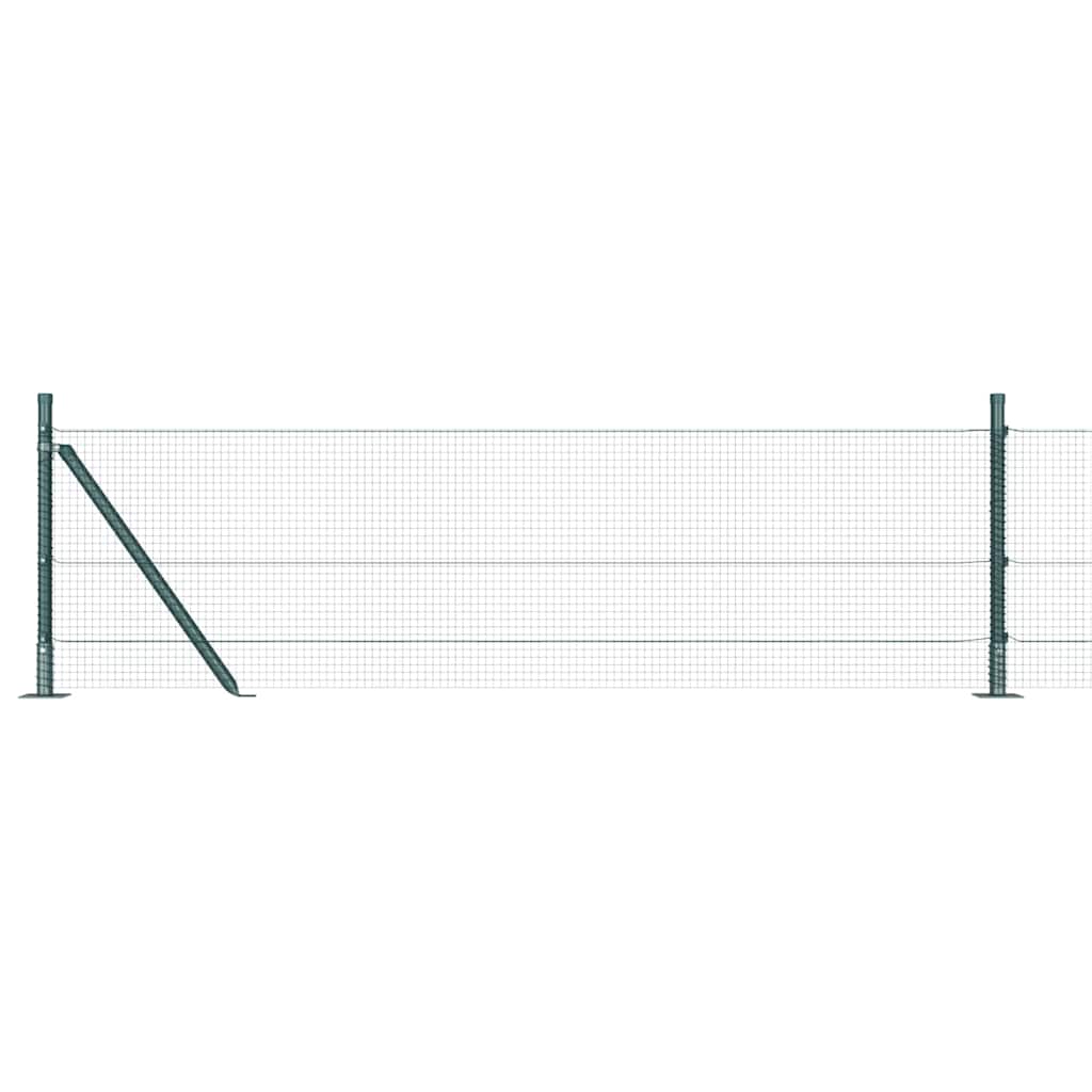 Zavareno žičano ogradno mreža s betonskom podlogom 10 x 0,6 m