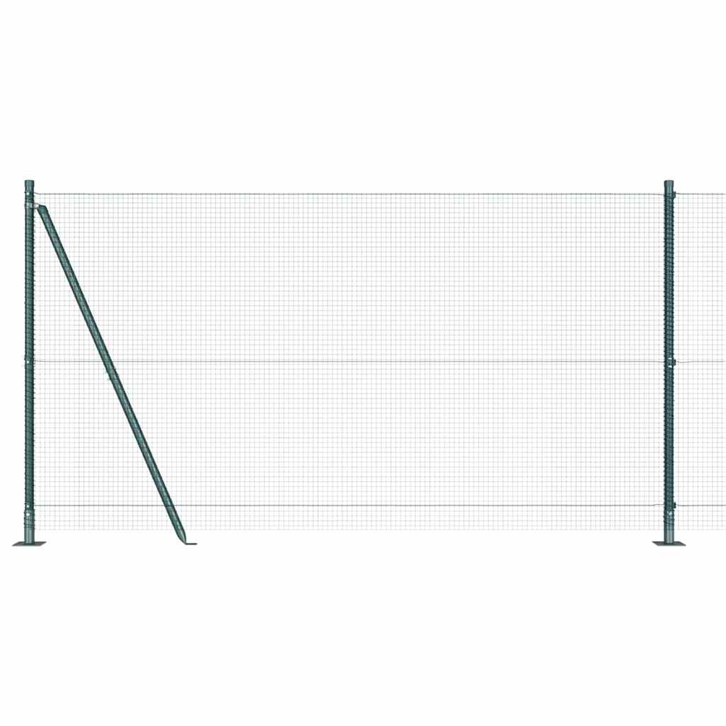 Zavareno žičano ogradno mreža s betonskom podlogom 10 x 1,2 m