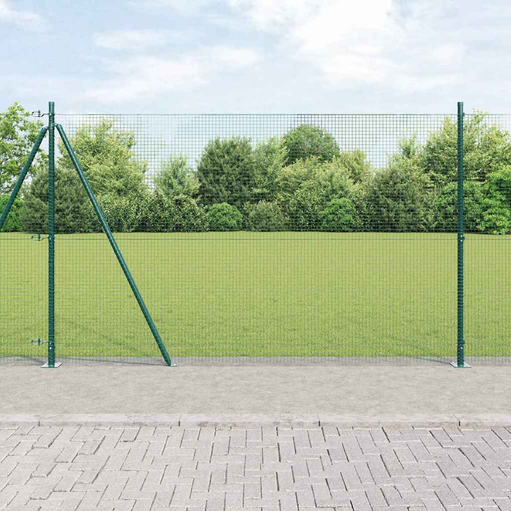 Zavareno žičano ogradno mreža s betonskom podlogom 25 x 1,5 m
