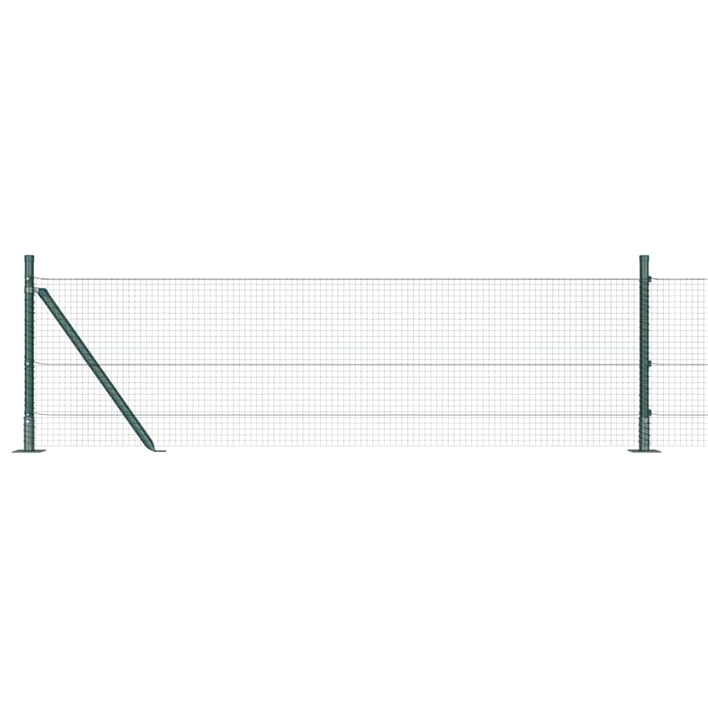 Zavareno žičano ogradno mreža s betonskom podlogom 50 x 0,5 m