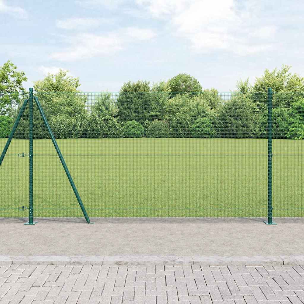 Zavareno žičano ogradno mreža s betonskom podlogom 50 x 1,2 m