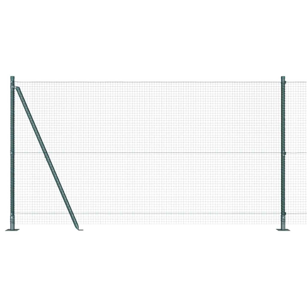 Zavareno žičano ogradno mreža s betonskom podlogom 50 x 1,2 m