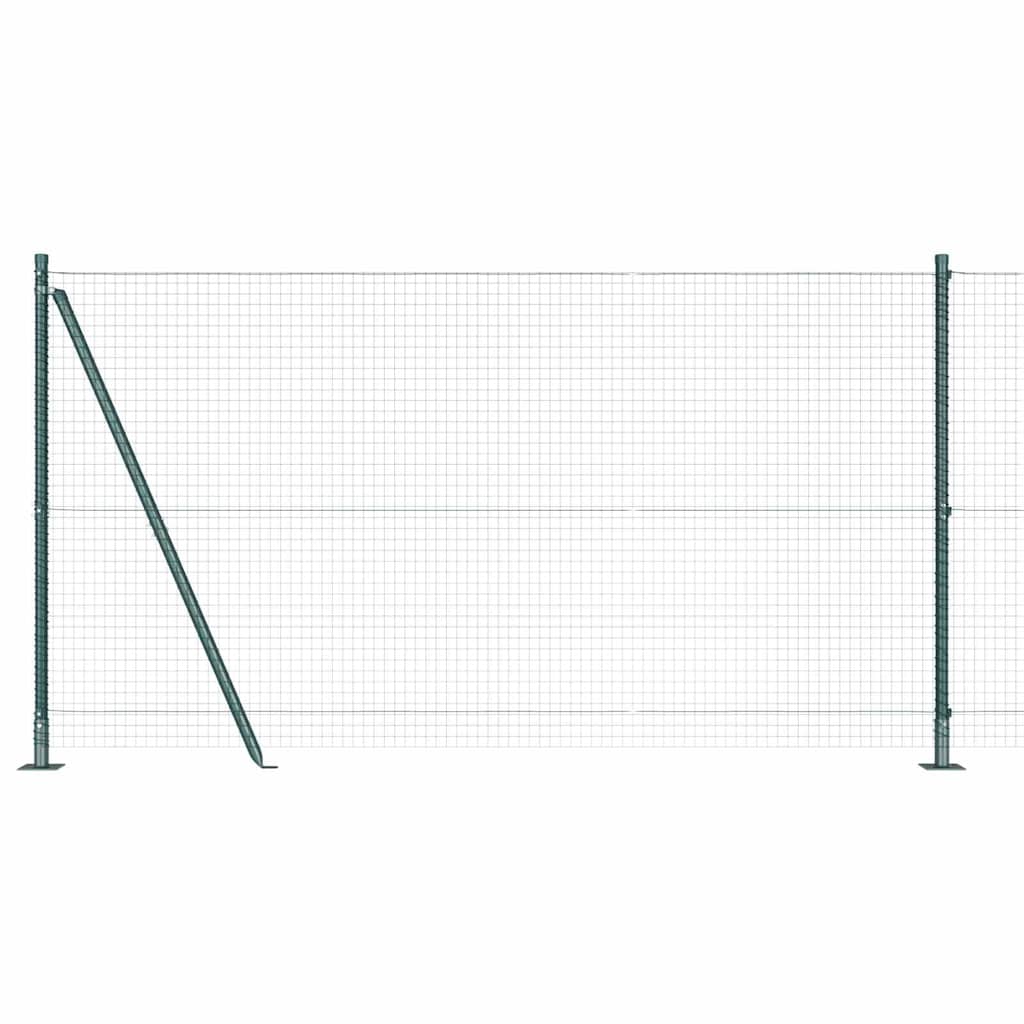 Zavareno žičano ogradno mreža s betonskom podlogom 50 x 1,2 m