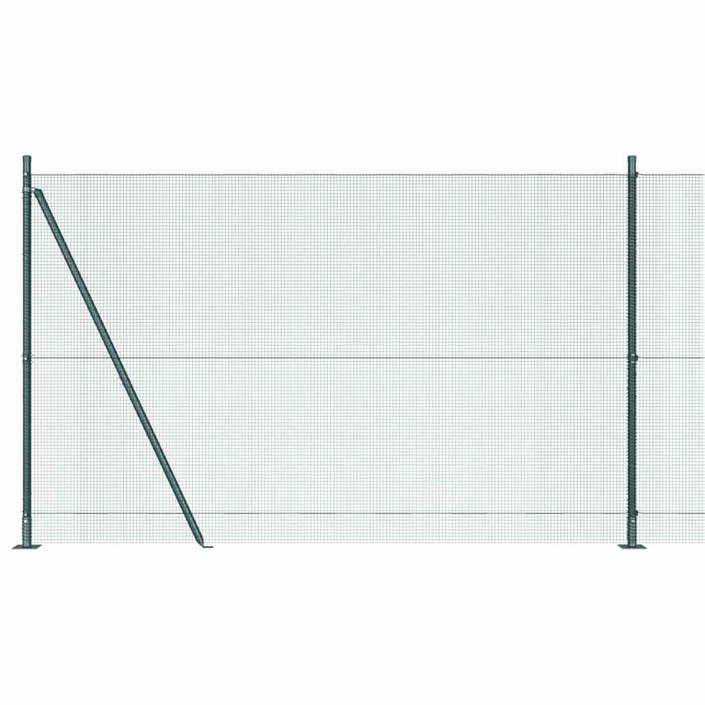 Zavareno žičano ogradno mreža s betonskom podlogom 50 x 1,4 m