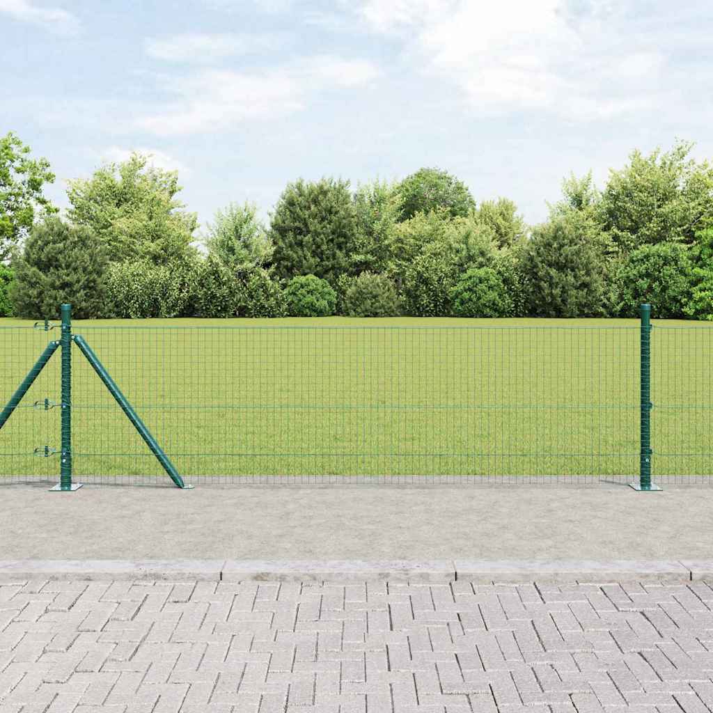 Zavareno žičano ogradno mreža s betonskom podlogom 100 x 0,5 m