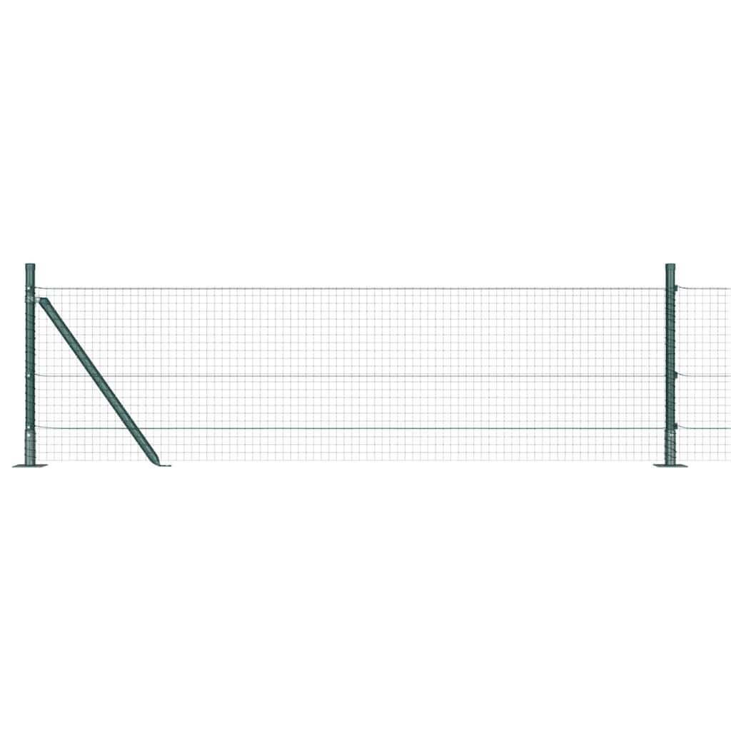 Zavareno žičano ogradno mreža s betonskom podlogom 100 x 0,5 m