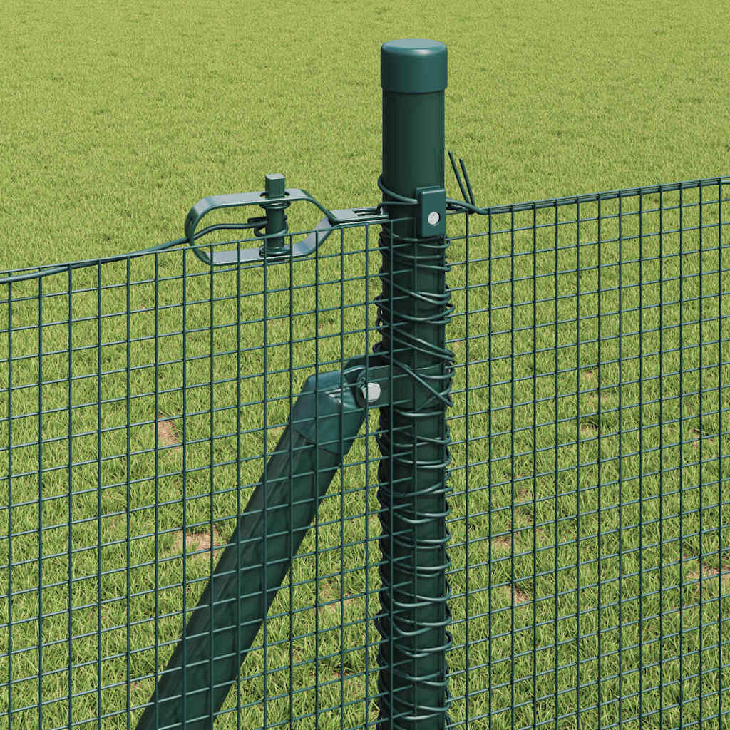 Zavareno žičano ogradno mreža s betonskom podlogom 100 x 0,8 m