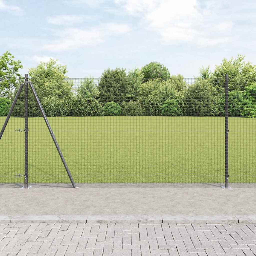 Zavareno žičano ogradno mreža s betonskom podlogom 10 x 1,2 m