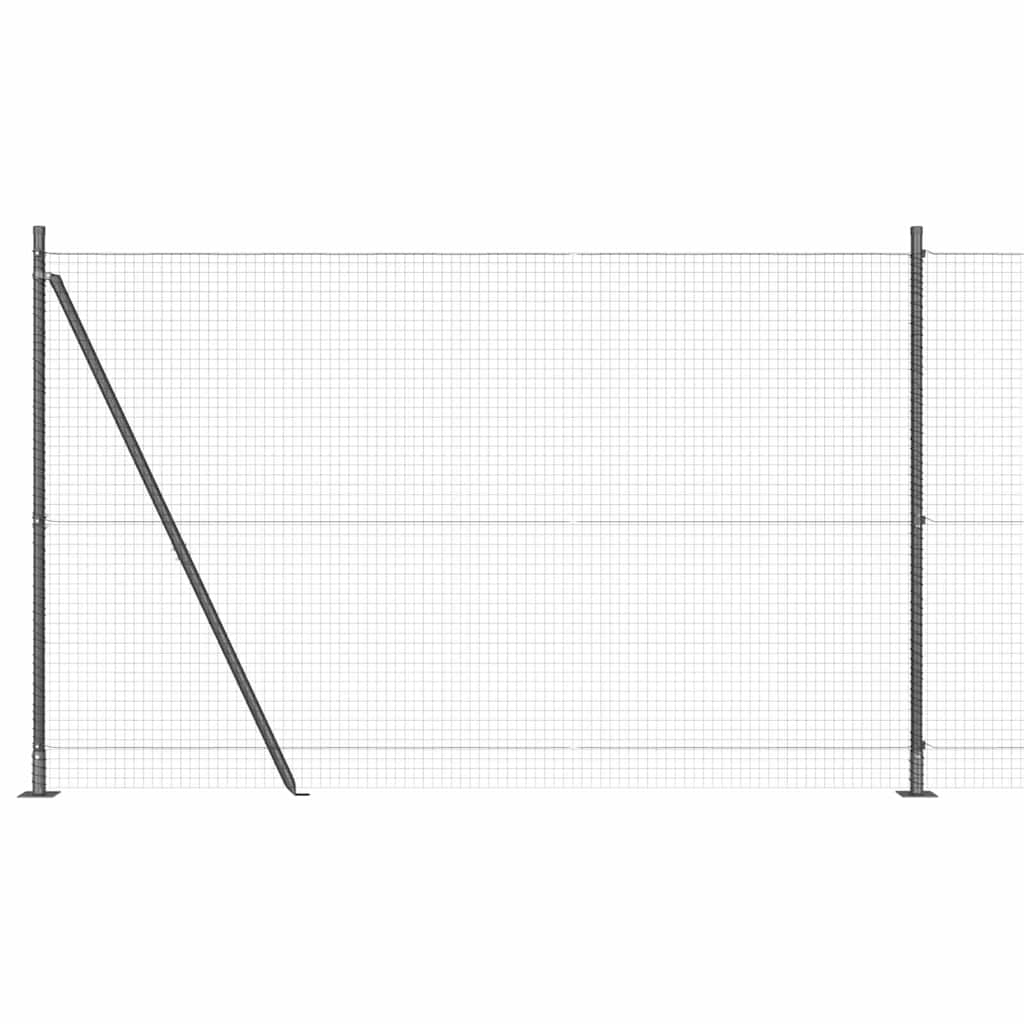 Zavareno žičano ogradno mreža s betonskom podlogom 10 x 1,4 m