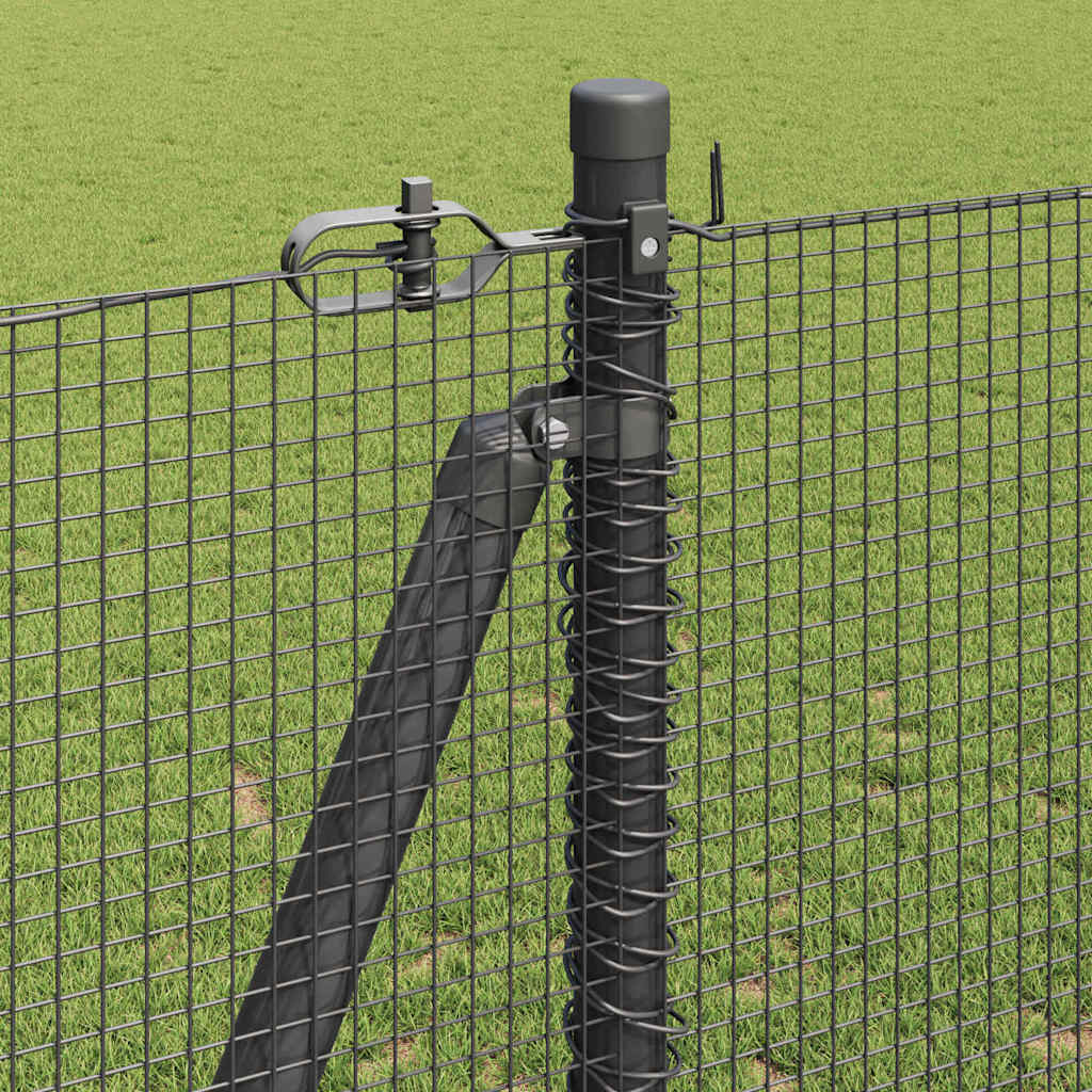Zavareno žičano ogradno mreža s betonskom podlogom 25 x 1,2 m