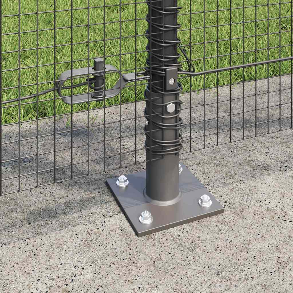 Zavareno žičano ogradno mreža s betonskom podlogom 25 x 1,2 m