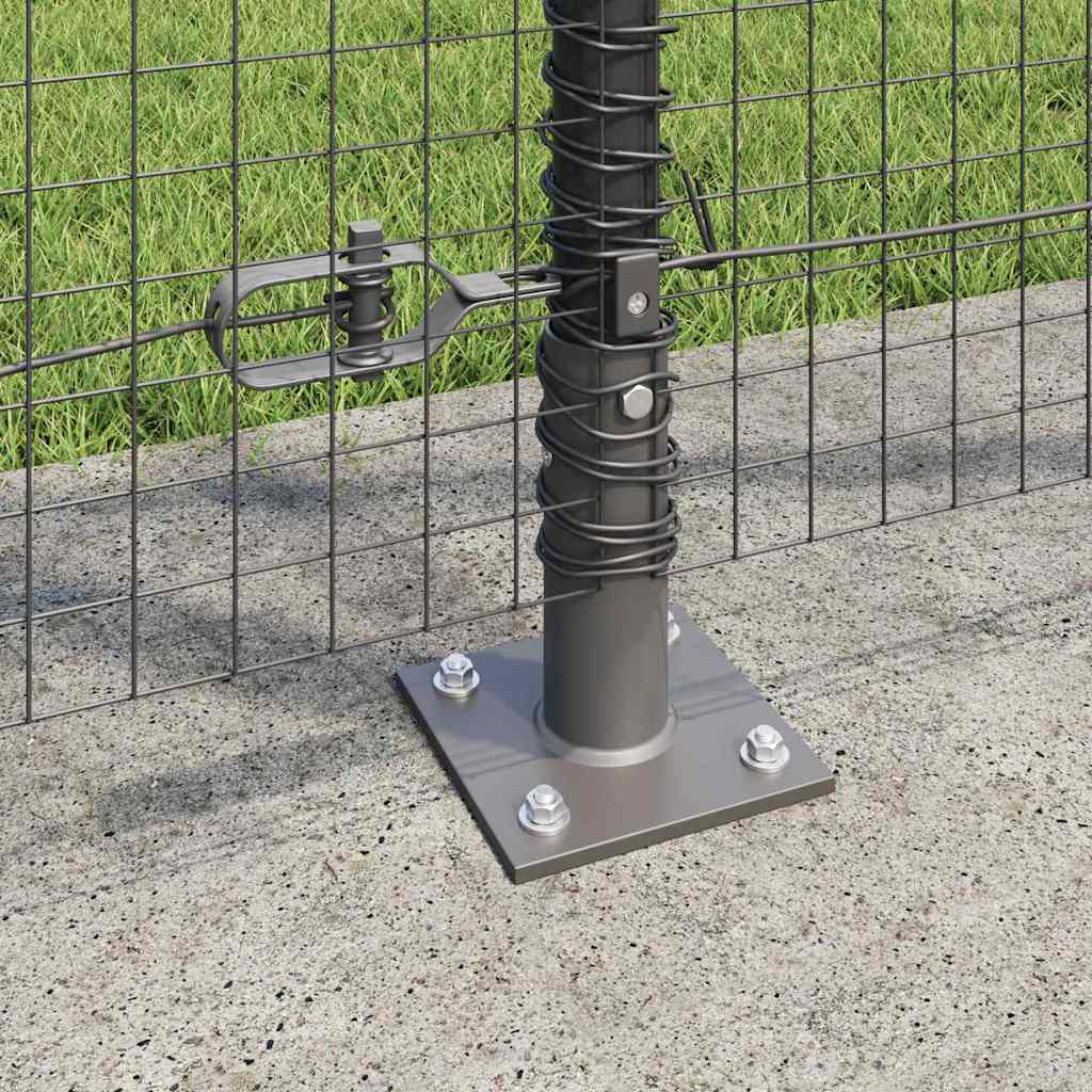 Zavareno žičano ogradno mreža s betonskom podlogom 25 x 1,2 m