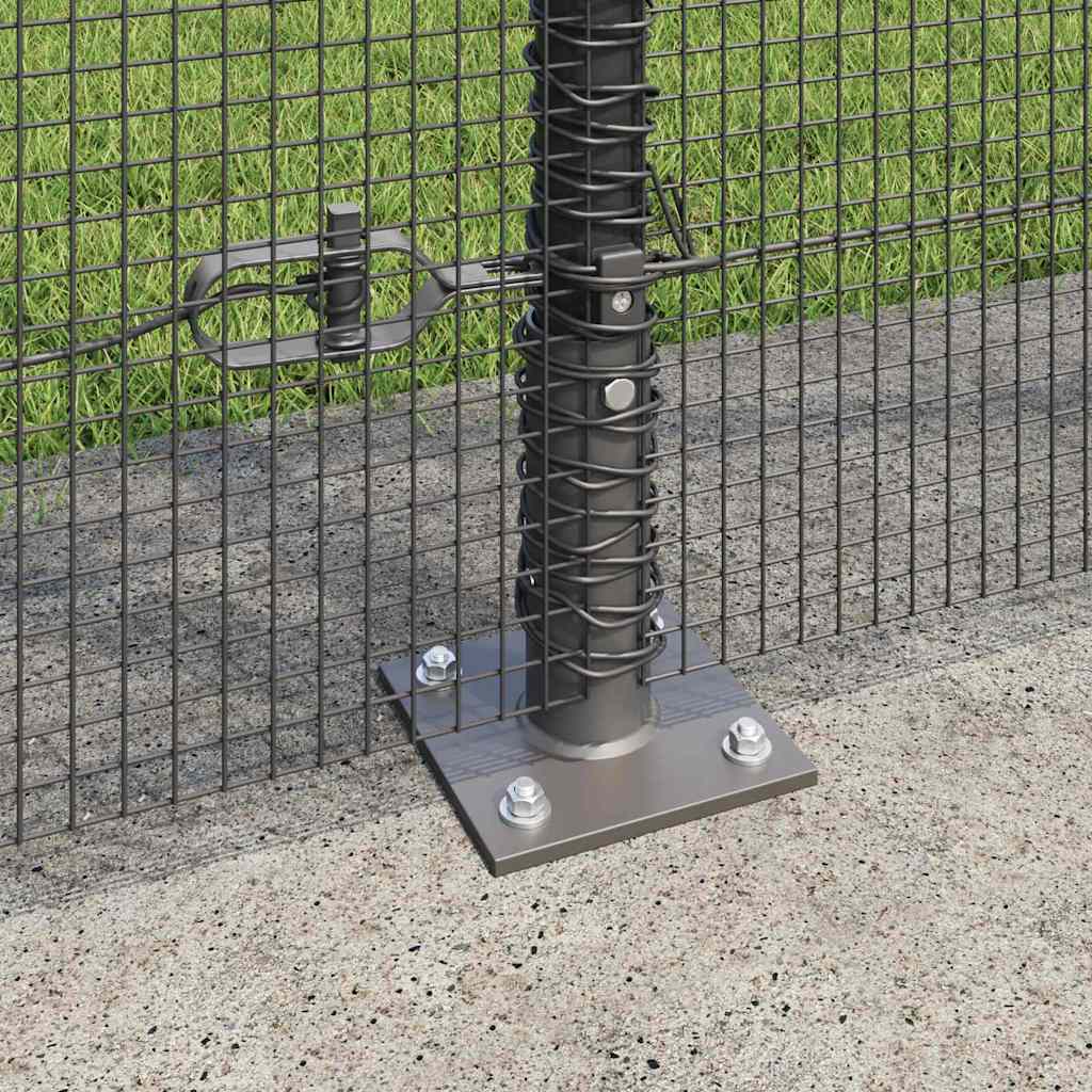 Zavareno žičano ogradno mreža s betonskom podlogom 25 x 1,4 m