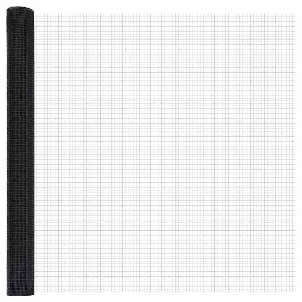 Zavareno žičano ogradno mreža s betonskom podlogom 25 x 1,5 m