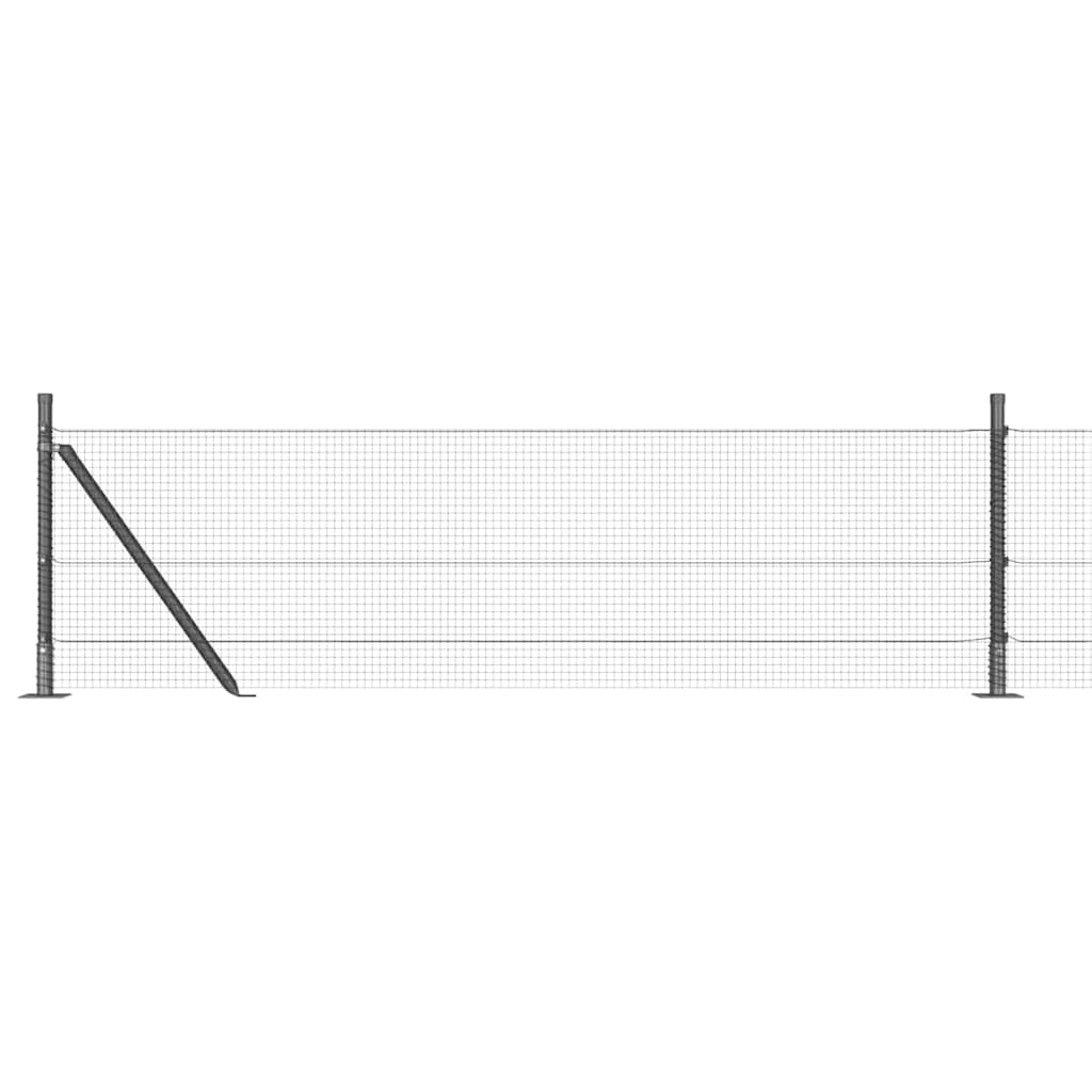 Zavareno žičano ogradno mreža s betonskom podlogom 50 x 0,4 m