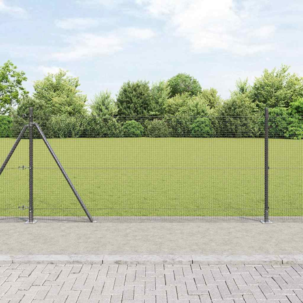 Zavareno žičano ogradno mreža s betonskom podlogom 50 x 1 m