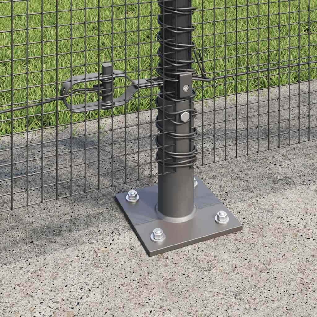 Zavareno žičano ogradno mreža s betonskom podlogom 50 x 1,2 m