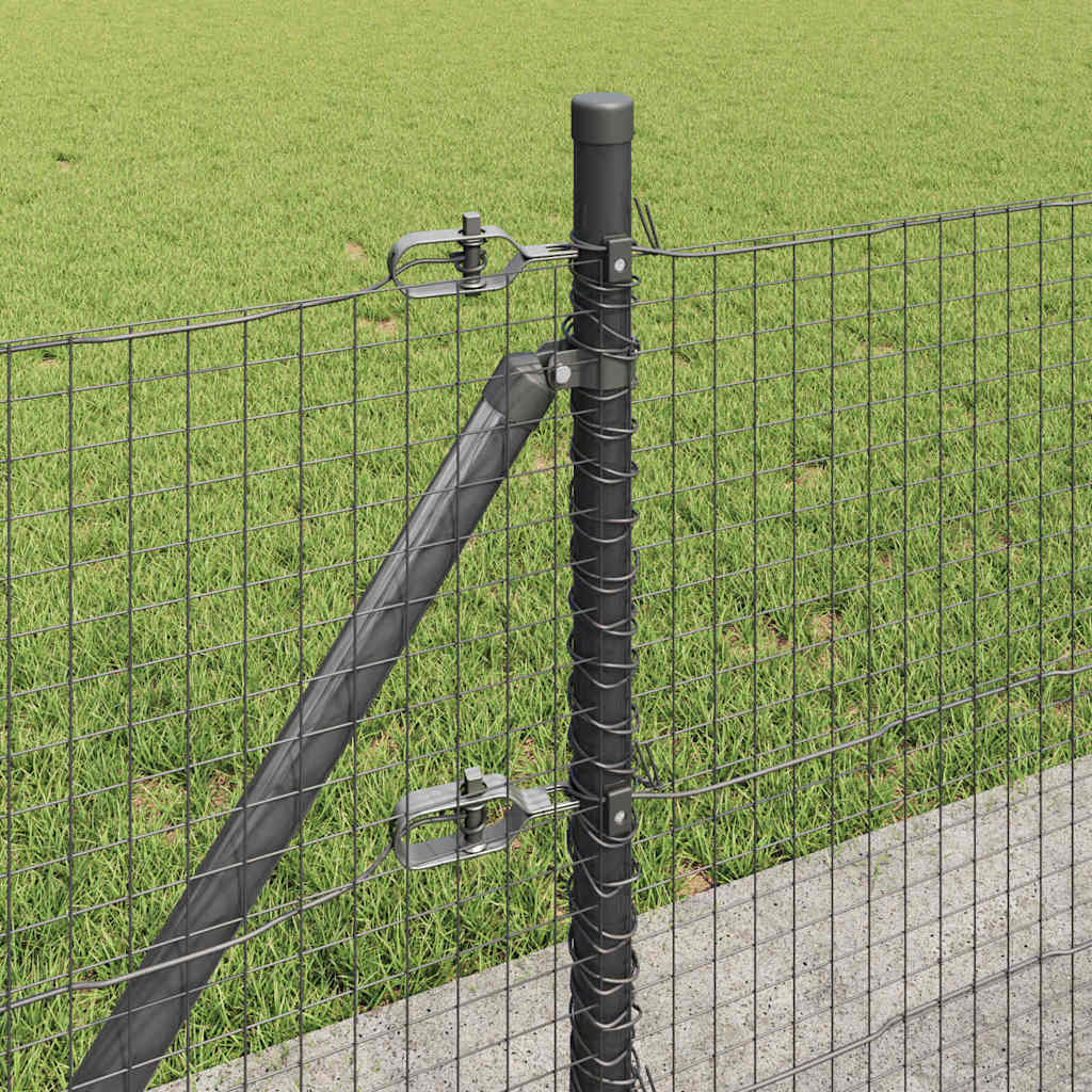 Zavareno žičano ogradno mreža s betonskom podlogom 100 x 0,6 m