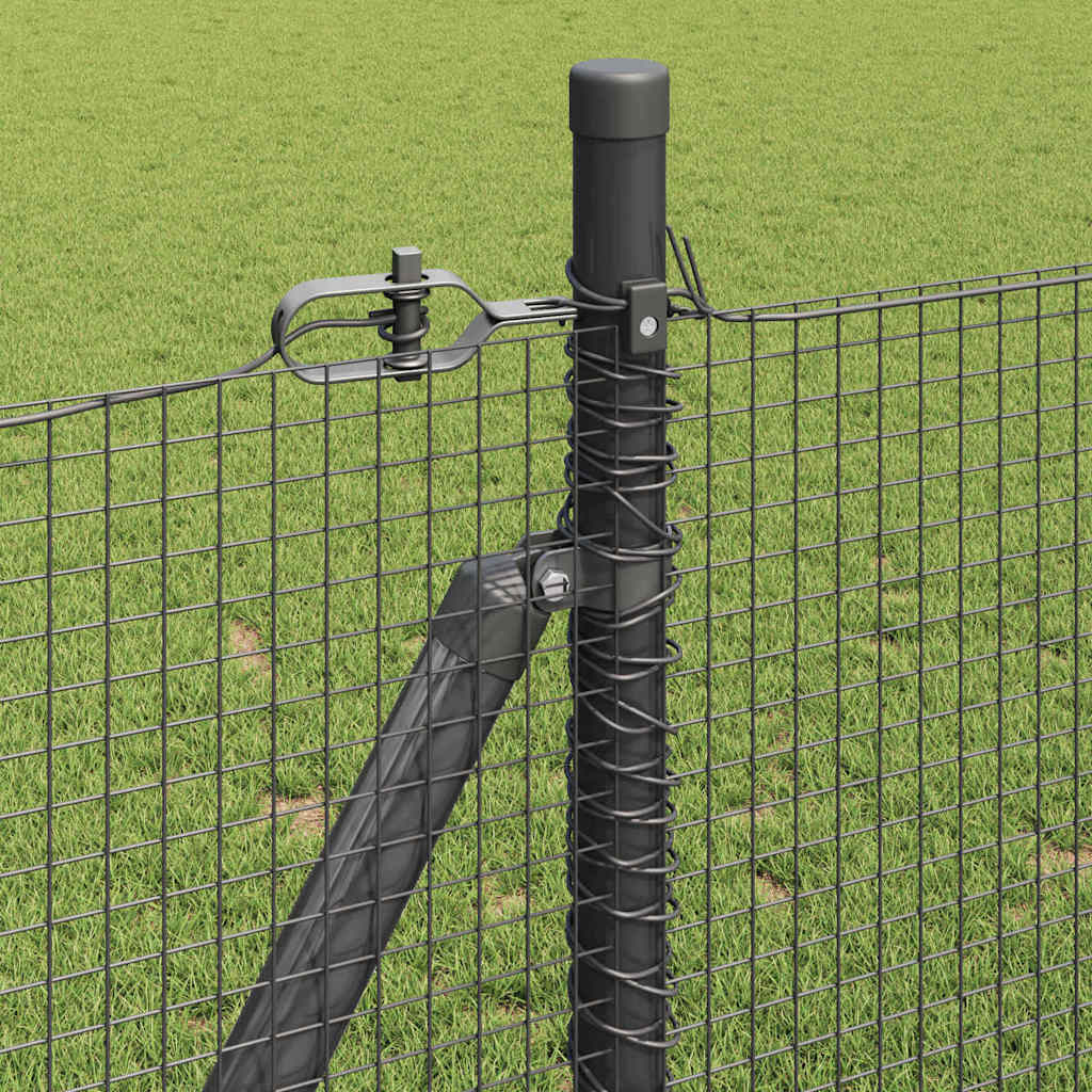 Zavareno žičano ogradno mreža s betonskom podlogom 100 x 1 m