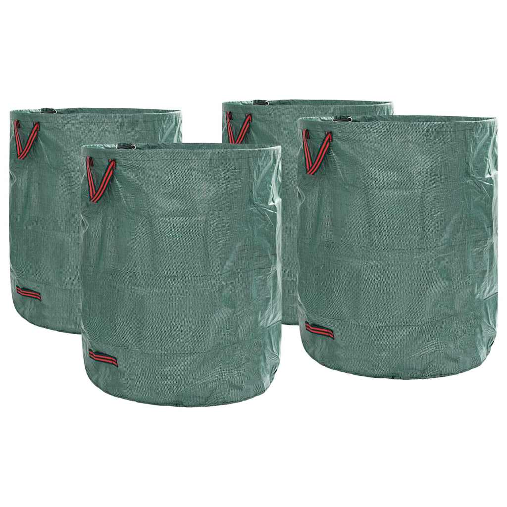 Vreće za otpad u vrtu 4 pcs Zelena 79 x 79 x 99,5 cm