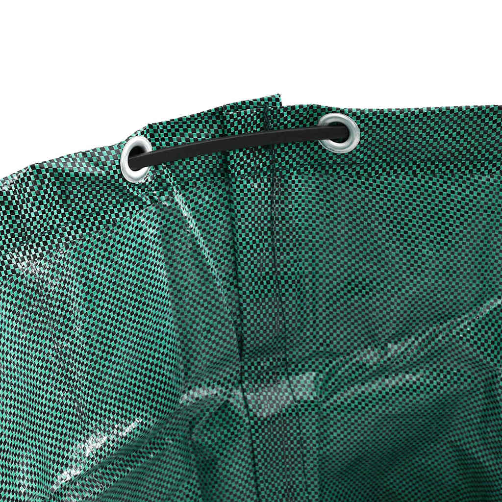 Vreće za otpad u vrtu 12 pcs Zelena 79 x 79 x 99,5 cm