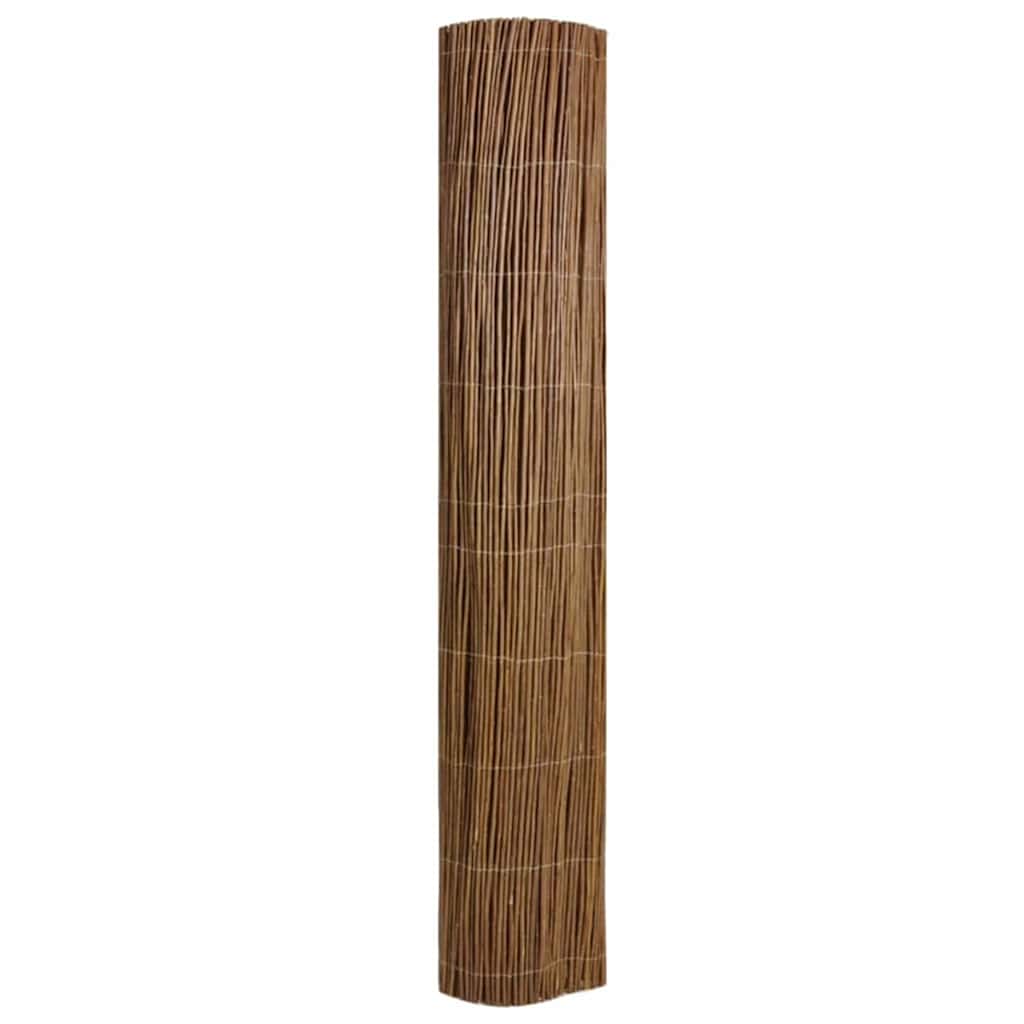 Ograda od vrbovog drveta Prirodna 180 x 300 cm Vrba