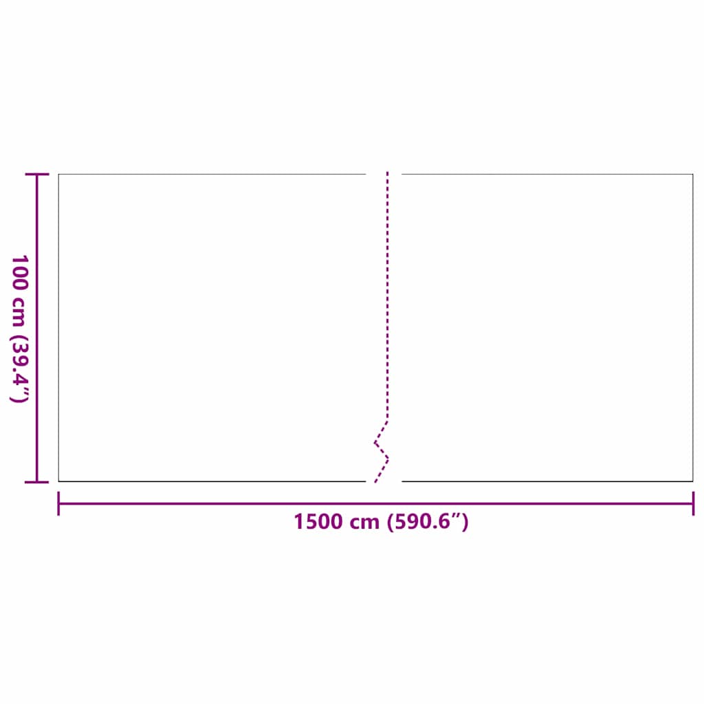 Umjetna trava 1500 x 100 x 4 cm PP i PE