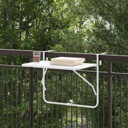 Viseci Balkon Stol Bijelo 60 x 39 x 65 cm Čelik
