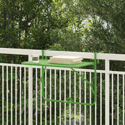 Viseci Balkon Stol Zelena 60 x 39 x 65 cm Čelik