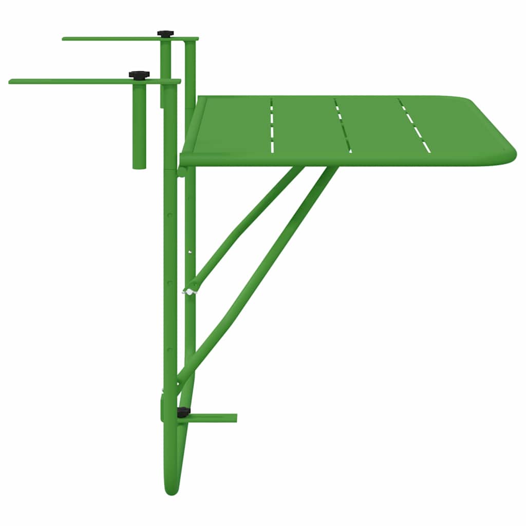 Viseci Balkon Stol Zelena 60 x 39 x 65 cm Čelik