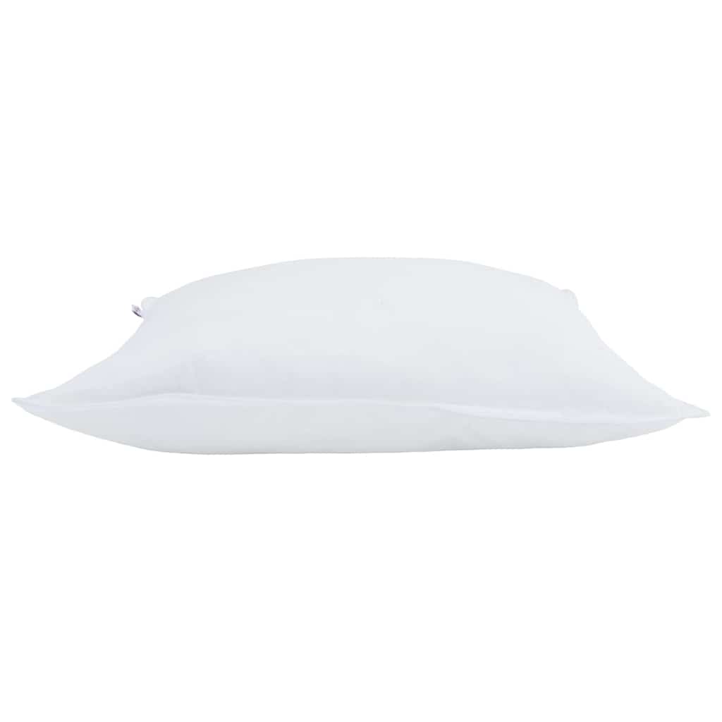 Jastuk s jastukom 2 pcs Bijelo 65 x 65 cm Perje